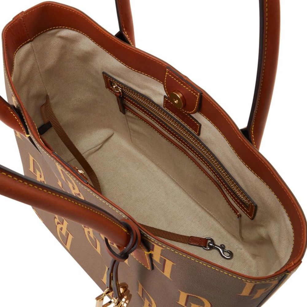 Dooney & Bourke Monogram Small Russel - Taupe - Picture 3 of 4
